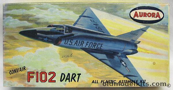 Aurora 1/121 Convair F-102 Dart - (Delta Dagger), 290-29 plastic model kit